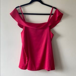 Hot pink silk EXPRESS top!
